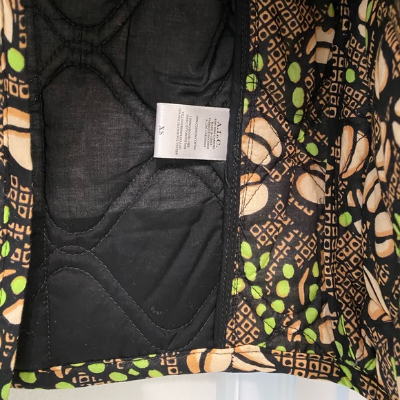 A.L.C. Emory Jacket Quilted Puffer Floral Nude Peach Green Kick Multi NWT XS - Picture 10 of 10